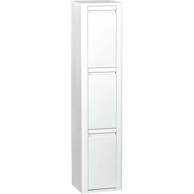Duett Contenedor Basura Blanco Mate 3 Compartimientos - Organización Eficiente Duett Contenedor Basura Blanco Mate 3 Compartimientos - Organización Eficiente