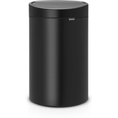 Brabantia Cubo de basura para reciclar Touch Bin 23L+10L . Negro Brabantia Cubo de basura para reciclar Touch Bin 23L+10L . Negro