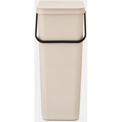 Brabantia Cubo de basura para reciclar Sort&Go 40L . Crudo Brabantia Cubo de basura para reciclar Sort&Go 40L . Crudo
