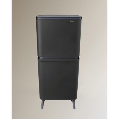 Brabantia Cubo de reciclaje SortUp 20 + 25 L . Gris Brabantia Cubo de reciclaje SortUp 20 + 25 L . Gris