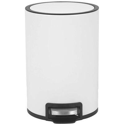 Manillons Torrent Cubo de pedal 5L . Blanco mate Manillons Torrent Cubo de pedal 5L . Blanco mate