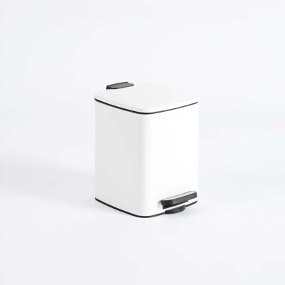 Manillons Torrent Cubo de pedal 5L . Blanco mate Manillons Torrent Cubo de pedal 5L . Blanco mate