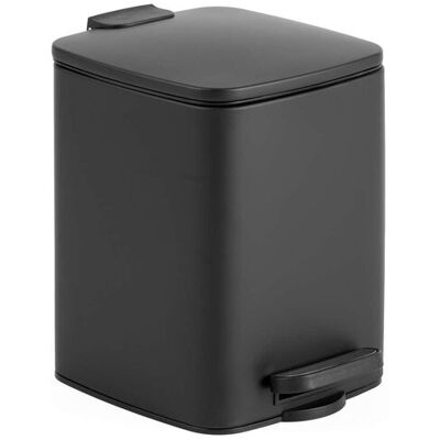 Manillons Torrent Cubo de pedal 5L . Negro mate Manillons Torrent Cubo de pedal 5L . Negro mate