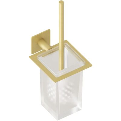 Beltrán Escobillero de pared con adhesivo Praga . Oro Beltrán Escobillero de pared con adhesivo Praga . Oro