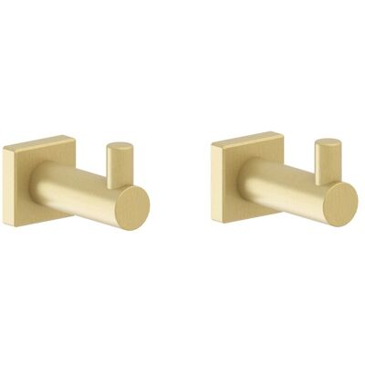 Beltrán Set de 2 perchas individuales Praga . Oro Beltrán Set de 2 perchas individuales Praga . Oro