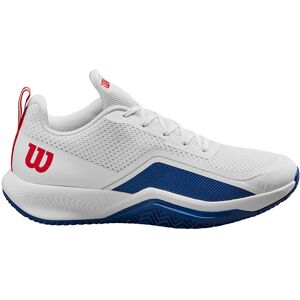 Wilson Zapatillas de tenis de hombre Rush Pro Lite . (42) Blanco / Azul Wilson Zapatillas de tenis de hombre Rush Pro Lite . (42) Blanco / Azul
