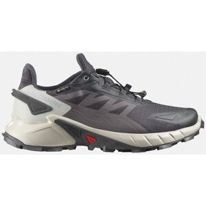 Salomon Zapatillas de trail running para mujer SUPERCROSS 4 GTX W . (40 y 2/3) Morado / Gris Salomon Zapatillas de trail running para mujer SUPERCROSS 4 GTX W . (40 y 2/3) Morado / Gris