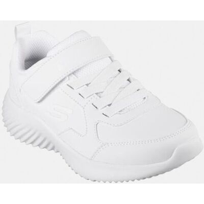 Skechers Zapatillas Bounder de niños tipo running bajas con cierre adherente y elásticos. (39) Blanco Skechers Zapatillas Bounder de niños tipo running bajas con cierre adherente y elásticos. (39) Blanco