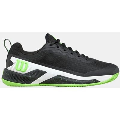 Wilson Zapatilla De Tenis De Hombre Rush Pro 4.5 Clay Tp . (45 y 1/3) Negro / Verde Wilson Zapatilla De Tenis De Hombre Rush Pro 4.5 Clay Tp . (45 y 1/3) Negro / Verde
