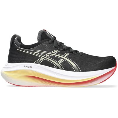 ASICS Zapatillas de running de hombre Gel-Nimbus 27 . (41,5) Negro / Verde ASICS Zapatillas de running de hombre Gel-Nimbus 27 . (41,5) Negro / Verde