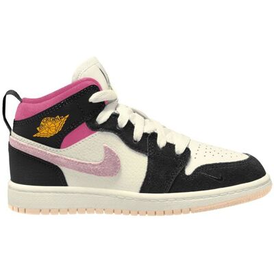 Nike Zapatillas de Casual de Niños JORDAN 1 MID SE (PS) . (29,5) Negro Nike Zapatillas de Casual de Niños JORDAN 1 MID SE (PS) . (29,5) Negro