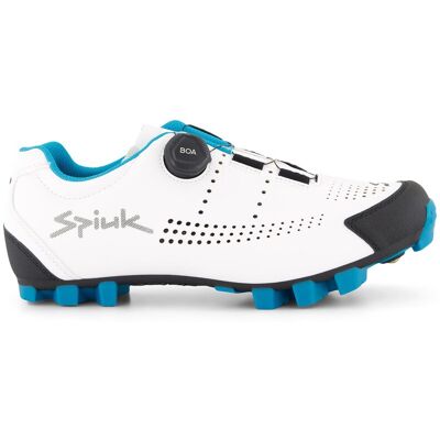 Spiuk Zapatillas de ciclismo de montaña unisex Vega . (41) Blanco / Azul Spiuk Zapatillas de ciclismo de montaña unisex Vega . (41) Blanco / Azul