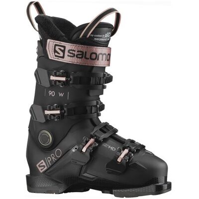 Salomon Botas de esquí de mujer S-Pro 90 W GW . (25.5 Mondopoint (Cm)) Negro / Rosa Salomon Botas de esquí de mujer S-Pro 90 W GW . (25.5 Mondopoint (Cm)) Negro / Rosa