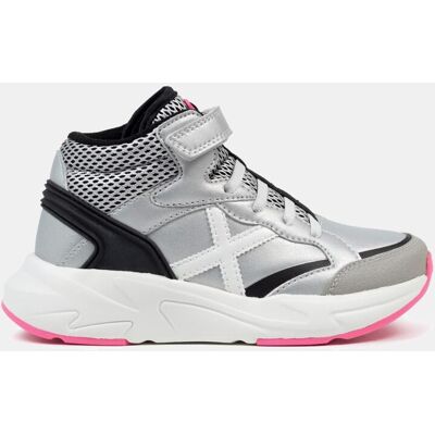 Munich Zapatillas Casual Niños MINI TRACK BOOT VCO 33 . (31) Plateado Munich Zapatillas Casual Niños MINI TRACK BOOT VCO 33 . (31) Plateado