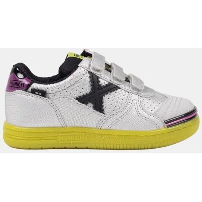 Munich Zapatillas de Fútbol Sala de Niños G-3 KID VCO 453 . (28) Plateado Munich Zapatillas de Fútbol Sala de Niños G-3 KID VCO 453 . (28) Plateado