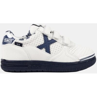 Munich Zapatillas de Fútbol Sala de Niños G-3 KID VCO 456 . (31) Blanco Munich Zapatillas de Fútbol Sala de Niños G-3 KID VCO 456 . (31) Blanco