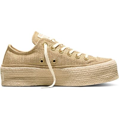 Converse Zapatillas casual de mujer Chuck Taylor All Star Lift Espadrille . (40) Marrón claro Converse Zapatillas casual de mujer Chuck Taylor All Star Lift Espadrille . (40) Marrón claro