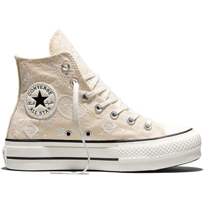 Converse Zapatillas casual de mujer Chuck Taylor All Star Lift Elevated Paisley . (41) Natural Converse Zapatillas casual de mujer Chuck Taylor All Star Lift Elevated Paisley . (41) Natural