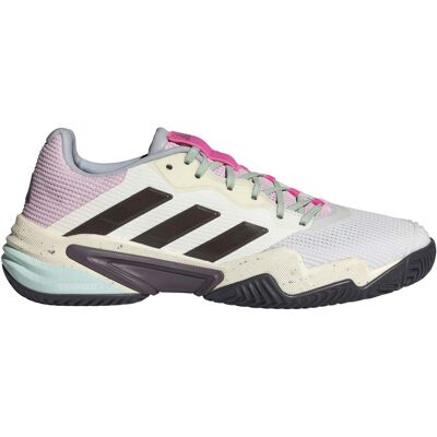 Adidas Zapatillas de tenis de hombre BARRICADE . (41 y 1/3) Blanco / Rosa Adidas Zapatillas de tenis de hombre BARRICADE . (41 y 1/3) Blanco / Rosa