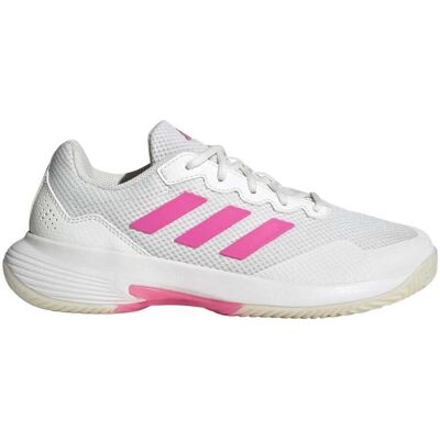 Adidas Zapatillas de tenis y pádel de mujer GAMECOURT 2 . (42) Blanco / Fucsia Adidas Zapatillas de tenis y pádel de mujer GAMECOURT 2 . (42) Blanco / Fucsia