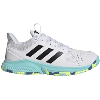 Adidas Zapatillas indoor de mujer COURT FLIGHT . (36 y 2/3) Blanco / Azul Adidas Zapatillas indoor de mujer COURT FLIGHT . (36 y 2/3) Blanco / Azul