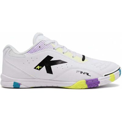 Kelme Zapatillas de fútbol sala unisex Final Indoor . (46,5) Blanco Kelme Zapatillas de fútbol sala unisex Final Indoor . (46,5) Blanco