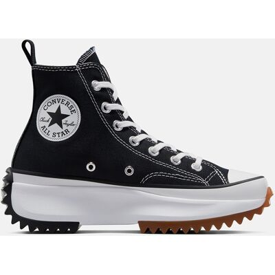Converse Zapatillas casual unisex de lona con plataforma Run Star Hike alta . (35,5) Negro Converse Zapatillas casual unisex de lona con plataforma Run Star Hike alta . (35,5) Negro