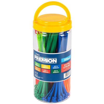 Varo Bridas Nylon 4,8 x 200 mm 300 Uds Multicolor. Multicolor Varo Bridas Nylon 4,8 x 200 mm 300 Uds Multicolor. Multicolor