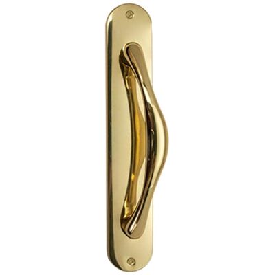 JANDEL Tirador Puerta de Paso con Placa 200 x 60 x 62 mm. Pulido JANDEL Tirador Puerta de Paso con Placa 200 x 60 x 62 mm. Pulido