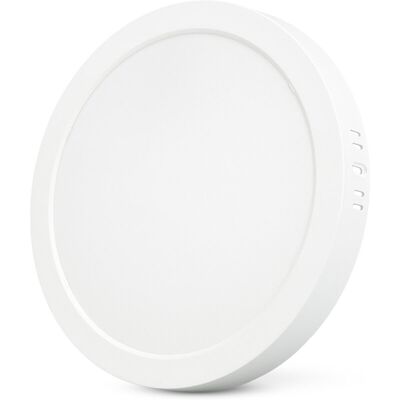 GARZA Downlight de Superficie Circular Acrílico 2500lm 24W 65K Ø290 Blanco. Blanco GARZA Downlight de Superficie Circular Acrílico 2500lm 24W 65K Ø290 Blanco. Blanco