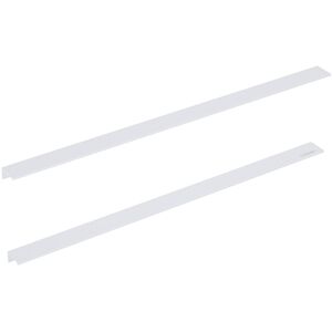 Cosmic Set de 2 tiradores lisos para mueble de baño Wish . (60 cm) Blanco mate Cosmic Set de 2 tiradores lisos para mueble de baño Wish . (60 cm) Blanco mate