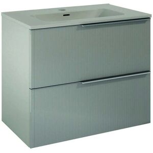 Cosmic Mueble de baño con 2 cajones y lavabo integrado Wish . (80 cm) Crema mate Cosmic Mueble de baño con 2 cajones y lavabo integrado Wish . (80 cm) Crema mate