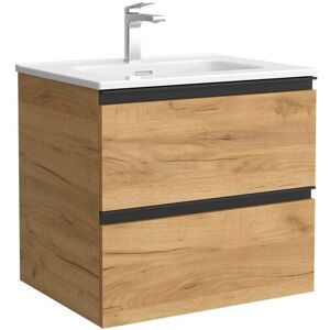 Salgar Mueble de baño metal con 2 cajones y lavabo de 1 poza Bequia . (70 cm) Roble Salgar Mueble de baño metal con 2 cajones y lavabo de 1 poza Bequia . (70 cm) Roble