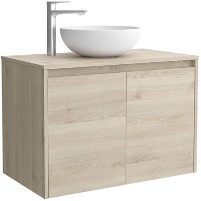 Salgar Mueble de baño con 2 puertas para lavabo de sobre encimera Noja . (70 cm) Natural Salgar Mueble de baño con 2 puertas para lavabo de sobre encimera Noja . (70 cm) Natural