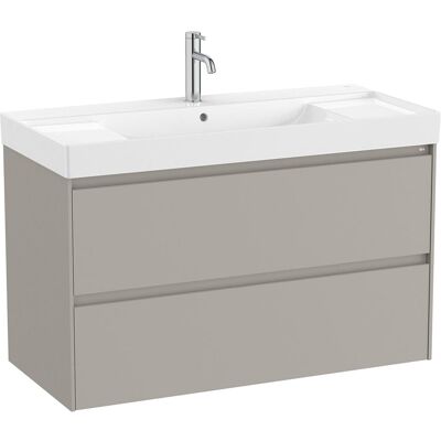 Conjunto de Muebles de Baño ROCA Unik - Roble Nórdico, Gris arenado, 2 Cajones Conjunto de Muebles de Baño ROCA Unik - Roble Nórdico, Gris arenado, 2 Cajones