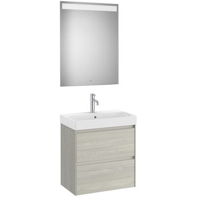 Ona - Pack 2 Cajones 600mm - Roble blanqueado - unidad de cajones Ona - Pack 2 Cajones 600mm - Roble blanqueado - unidad de cajones