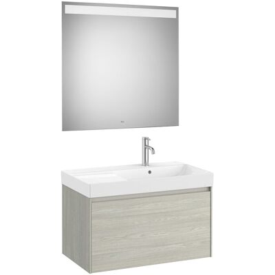 Ona - A851721512 - Roble blanqueado - Vanity de baño Ona - A851721512 - Roble blanqueado - Vanity de baño
