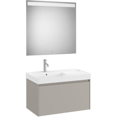 Ona - A851722510 - Gris Mat-Roca - 800mm - Mueble lavabo Ona - A851722510 - Gris Mat-Roca - 800mm - Mueble lavabo