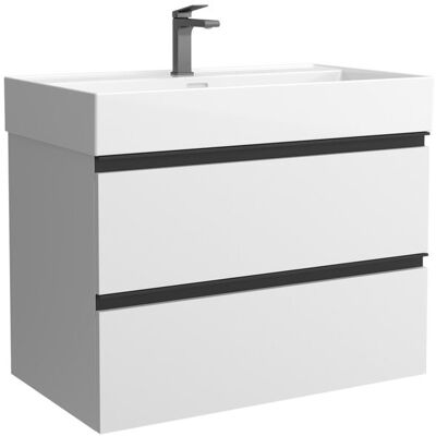 Salgar Mueble de baño metal con 2 cajones y lavabo Veneto de 1 poza Bequia . (80 cm) Blanco mate Salgar Mueble de baño metal con 2 cajones y lavabo Veneto de 1 poza Bequia . (80 cm) Blanco mate