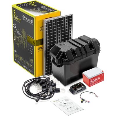 Xunzel Kit Solar Iluminación LED SOLARLIFE-S-30x8 COSY. Xunzel Kit Solar Iluminación LED SOLARLIFE-S-30x8 COSY.
