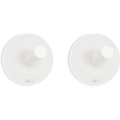 Zack DUPLO Juego de Ganchos para Toalla Blancos - Ganchos de Pared Zack DUPLO Juego de Ganchos para Toalla Blancos - Ganchos de Pared