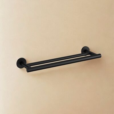 Cosmic Toallero de barra doble Architect S+ . (45 cm) Negro mate Cosmic Toallero de barra doble Architect S+ . (45 cm) Negro mate