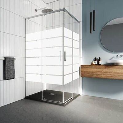 Profiltek Mampara Ducha angular Salma SA-320-SB . (De 97,5 a 99 x 77,5 a 79 cm) Plata brillo Profiltek Mampara Ducha angular Salma SA-320-SB . (De 97,5 a 99 x 77,5 a 79 cm) Plata brillo