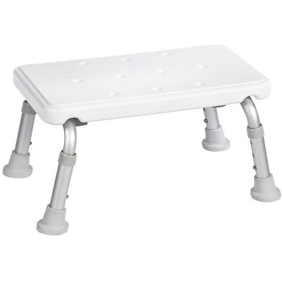 Taburete ajustable de baño blanco - Accesorio de baño Taburete ajustable de baño blanco - Accesorio de baño