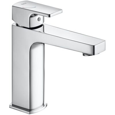 Roca Grifo monomando con cuerpo liso y enlaces de alimentación flexibles para lavabo L90 . Roca Grifo monomando con cuerpo liso y enlaces de alimentación flexibles para lavabo L90 .