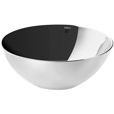 Bathco Lavabo sobreencimera Acero Inox Brillo. Plata Bathco Lavabo sobreencimera Acero Inox Brillo. Plata