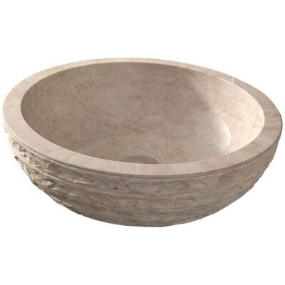 Bathco 00318 Puket Lavabo Redondo de Piedra Natural - Lavabo Bathco 00318 Puket Lavabo Redondo de Piedra Natural - Lavabo