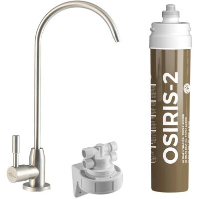 BBAGUA Filtro Agua con triple Acción bajo Encimera Osiris 2. Acero Inox BBAGUA Filtro Agua con triple Acción bajo Encimera Osiris 2. Acero Inox