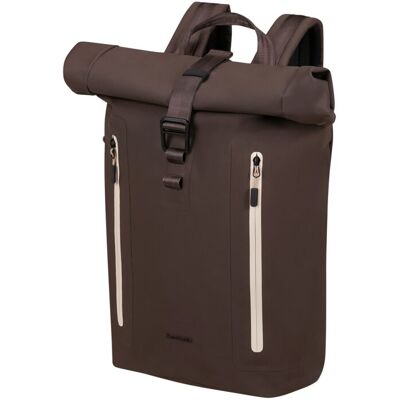 Samsonite Mochila rolltop Coatify Biz para portátil de 15,6''. Marrón oscuro Samsonite Mochila rolltop Coatify Biz para portátil de 15,6''. Marrón oscuro