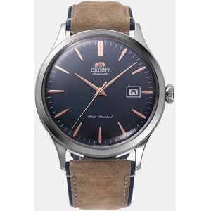 Orient Reloj de hombre Classic RA-AC0P02L10B automático de piel marrón. Marrón Orient Reloj de hombre Classic RA-AC0P02L10B automático de piel marrón. Marrón